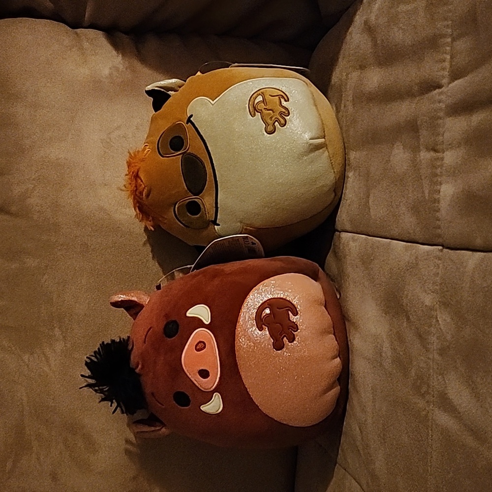 Squishmallows Plush 8 Inch Disney Lion King Pumba & Timon